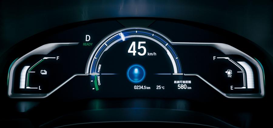 Панель приборов Honda Clarity Fuel Cell 2016 года  (JP) (фото 5 из 5)
